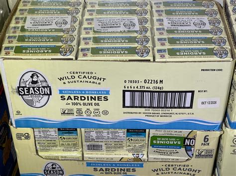 12 X Season Sardines Skinless Boneless Fish 100 Pure Olive Oil Wild