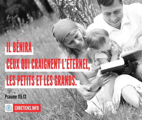 Il B Nira Ceux Qui Craignent L Ternel Les Petits Et Les Grands