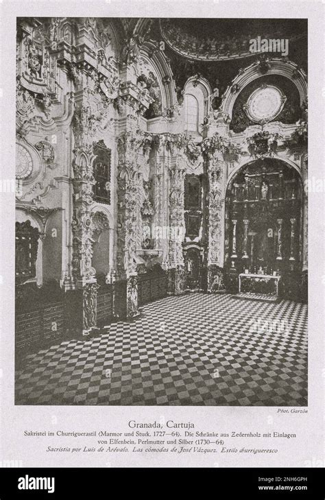 Architecture Of Old Spain Vintage Photo Of Granada Charterhouse