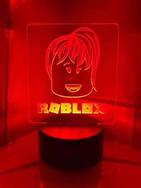 Roblox Gaming Girl LED Night Light Desk Lamp Gamer Lite PC | Etsy