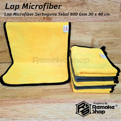 Jual Kain Lap Microfiber Ukuran Cm Tebal Gsm Lap Serbaguna