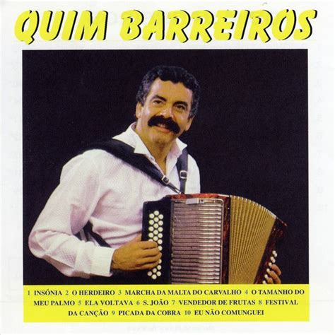 Insónia Álbum de Quim Barreiros LETRAS MUS BR