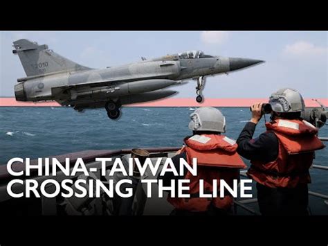 Chinese Planes Cross Taiwan Strait Median Line Tensions Rise Youtube