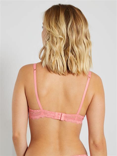 Soutien Gorge Push Up Mojito Lingerie Rose Corail Kiabi 13 00