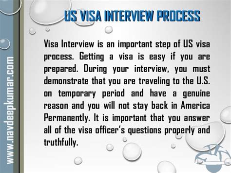 Us Visa Interview Process