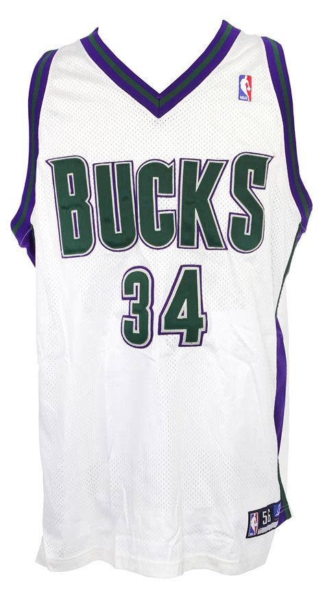 Lot Detail - 1997-2003 Ray Allen Milwaukee Bucks Home Jersey