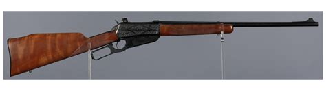 At Auction Engraved Antique Winchester Model 1895 Lever Action Rifle