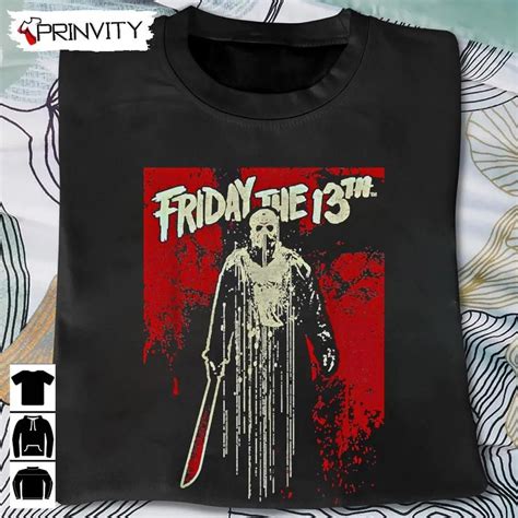 Jason Voorhees Friday The 13th T Shirt T For Halloween Horror