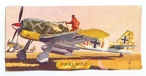 Vintage BOX ART Revell Model Kit Focke Wulf Fw 190 Artwork 2 EBay