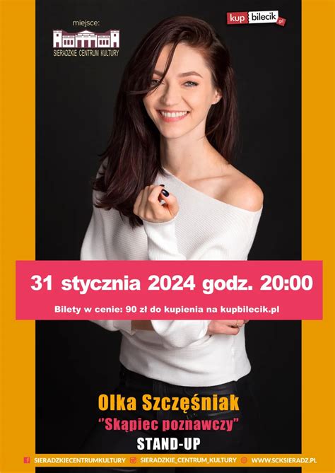 Stand up Olka Szczęśniak w programie Skąpiec poznawczy e Sieradz