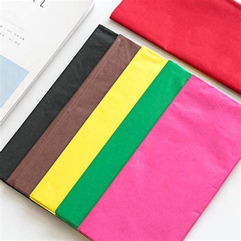 Sheets Colored Tissue Paper Bulk Wrapping Craft Paper X For