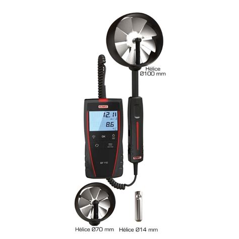 Portable Thermo Anemometer LV 110 111 117 Kimo Sauermann Sedulitas