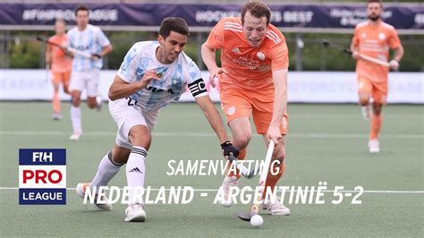 Samenvatting FIH Pro League H Nederland Argentinië YouTube