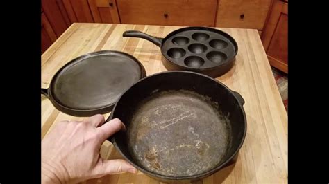 Cast Iron Pan Restoration Youtube