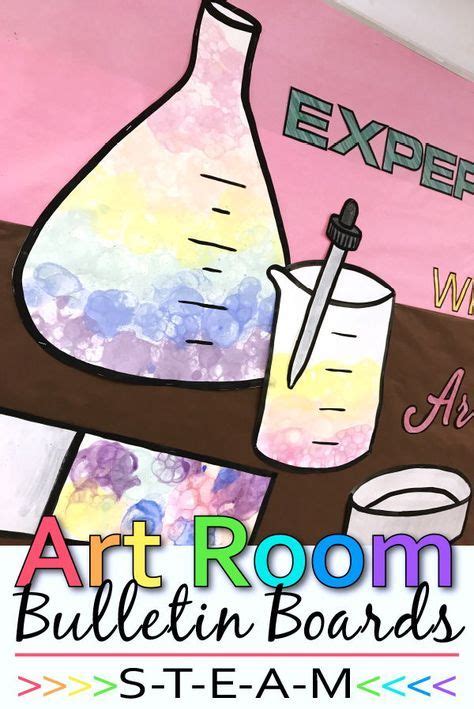 Steam Bulletin Board Idea Experiment With Art Art Room Art Room