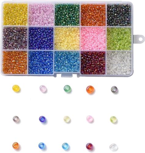 Rocailles Kralen Kralen Regenboog Mm Kralen Set Diy Sieraden