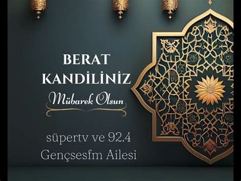 Berat Kandili Özel Yayın Canlı YouTube