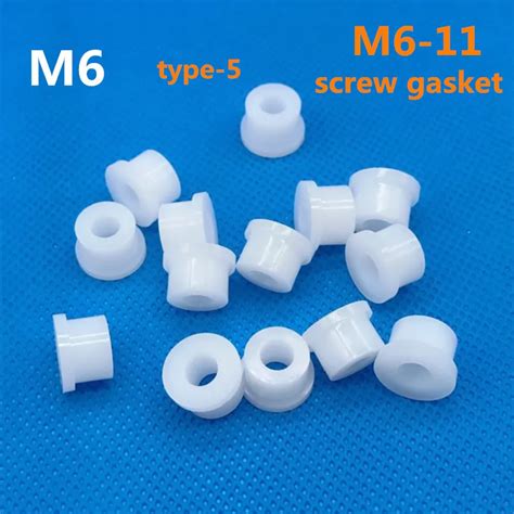 Plastic Nylon Washer M6 Ring Gasket The T Type Screw Washer Transistor