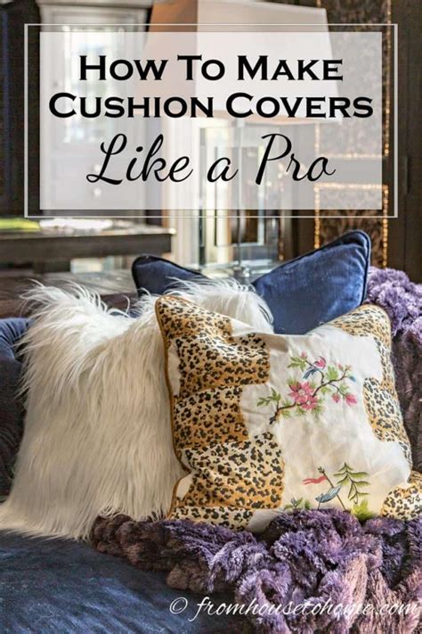 How To Make A Cushion Cover Step By Step From House To Home