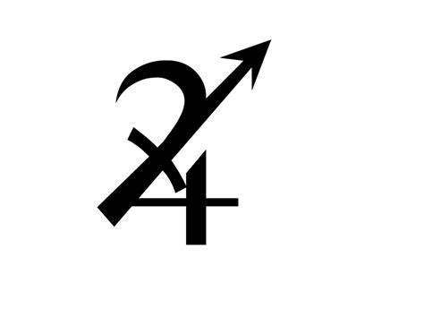 Jupiter Symbol Art for Sagittarius Tattoo