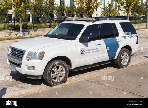 A U S Customs And Border Protection Field Operations Vehicle Parked In