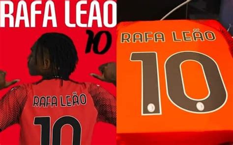 Milan Rafa Leao Indosser La Maglia Numero Sky Sport