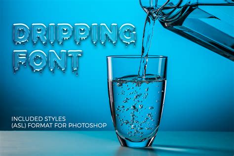 Dripping Font By OWPictures Creative Fabrica