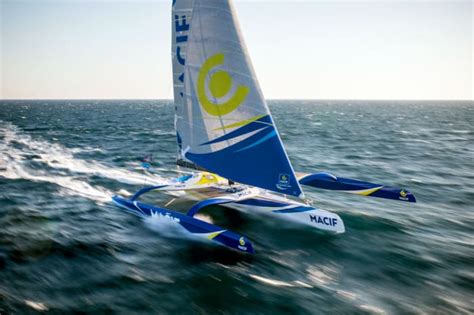 High Speed Singlehanded Trimarans Ready To Circle The Globe Sail