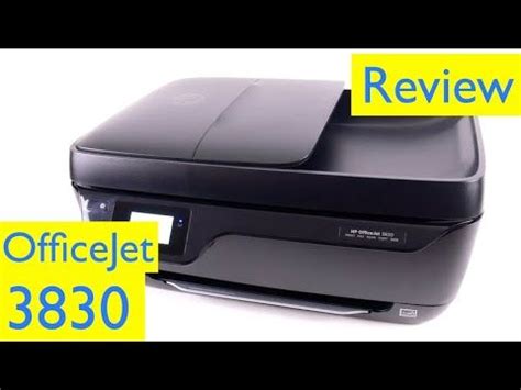 HP Officejet 3830 Review - Wireless All-in-One Printer, Scanner, Copier ...