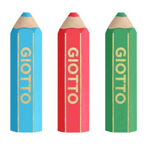 Giotto Happy Goma Eraser 3-pack | Pen Store