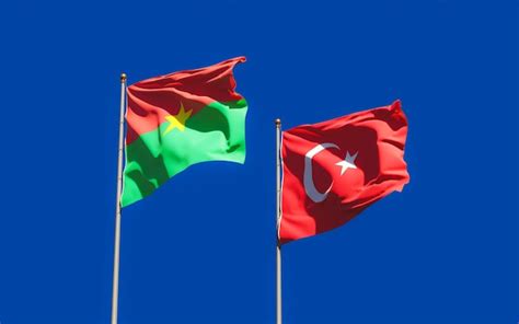 Premium Photo Flags Of Turkey And Burkina Faso 3D Artwork