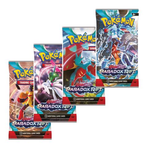 Pokemon TCG Paradox Rift Three Booster Blister Mastercoins