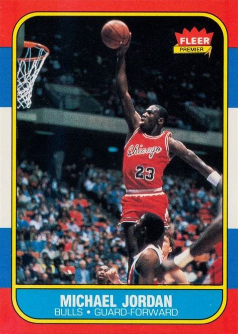 1986 Fleer Michael Jordan 57 Basketball Card Value Price Guide