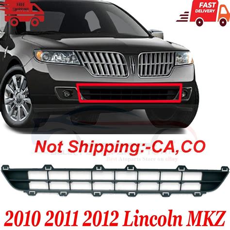 New Fits Lincoln Mkz Front Bumper Cover Grille Fo