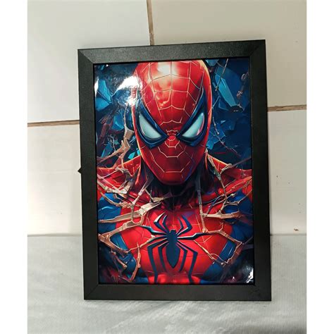 Quadros Decorativos Moldura Spider Man Homem Aranha Sem Volta Para