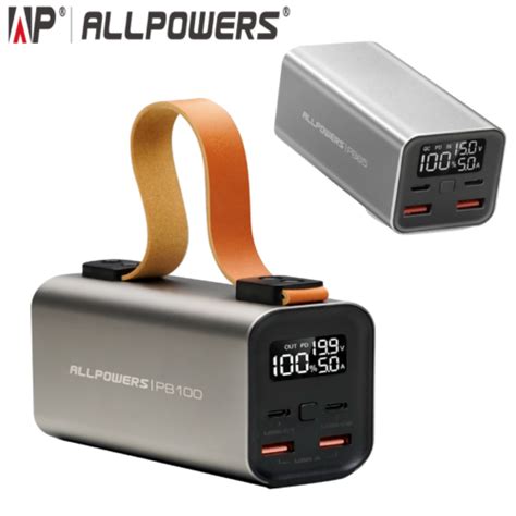ALLPOWERS Fast Charge Portable Power Bank with USB India | Ubuy