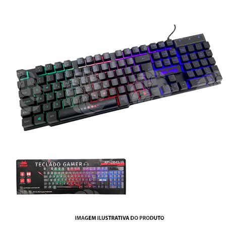 Teclado Gamer Knup C Led Kp A Vogel Cell Distribuidora De Pe As