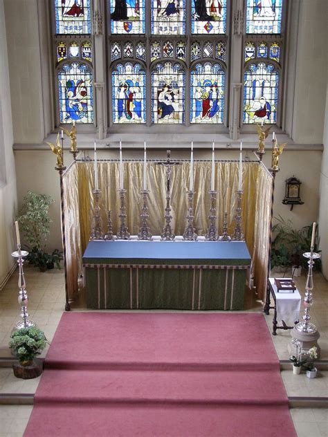 High Altar High Altar At All Saints Convent Cowley By Sir Ninian