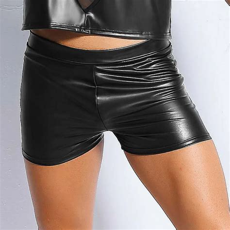 Sexy Lingerie Europe Sexy Pvc Rubber Latex Mens Pants Erotic Gay Shorts