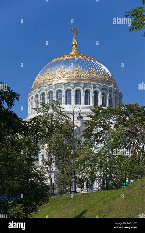 Orthodox Naval Cathedral Of St Nicholas In Kronshtadt Saint