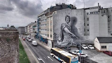 El Julio César de Diego As en Lugo elegido como Mejor Mural del Mundo