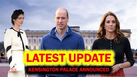 Kensington Palace Breaks Silence Shocking Update About Catherine