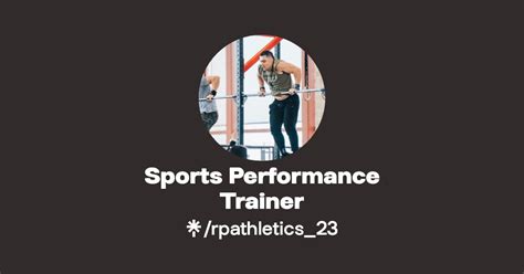 Sports Performance Trainer Linktree