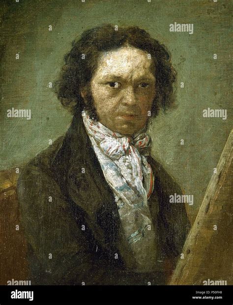 Francisco De Goya Spanish Romantic Painter Self Portrait