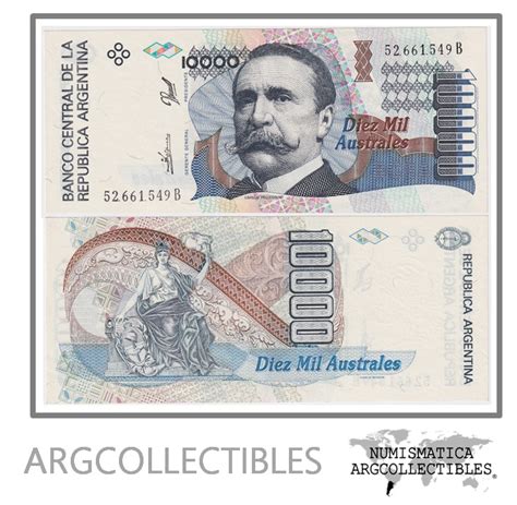 Argentina Billete 10000 Australes 1990 P 334 2880 AU