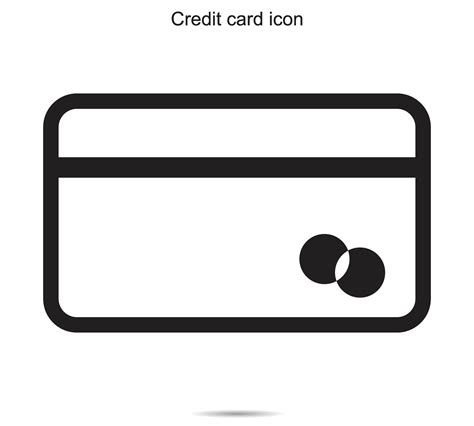 Credit card icon, vector illustration. 26700654 Vector Art at Vecteezy