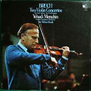 Bruch Yehudi Menuhin London Symphony Orchestra Sir Adrian Boult