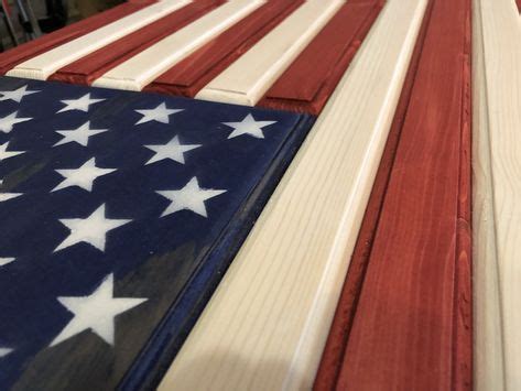 How to Build an American Flag Out of Wood | Wood flag diy, Wood ...