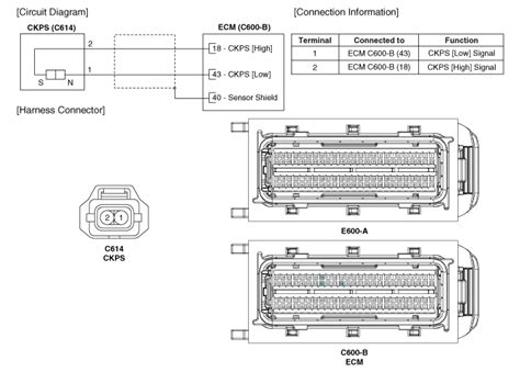 Kia Cadenza Crankshaft Position Sensor Ckps Schematic Diagrams