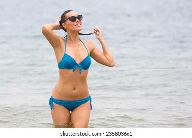 Sexy Bikini Model Coming Out Water Stock Photo Shutterstock